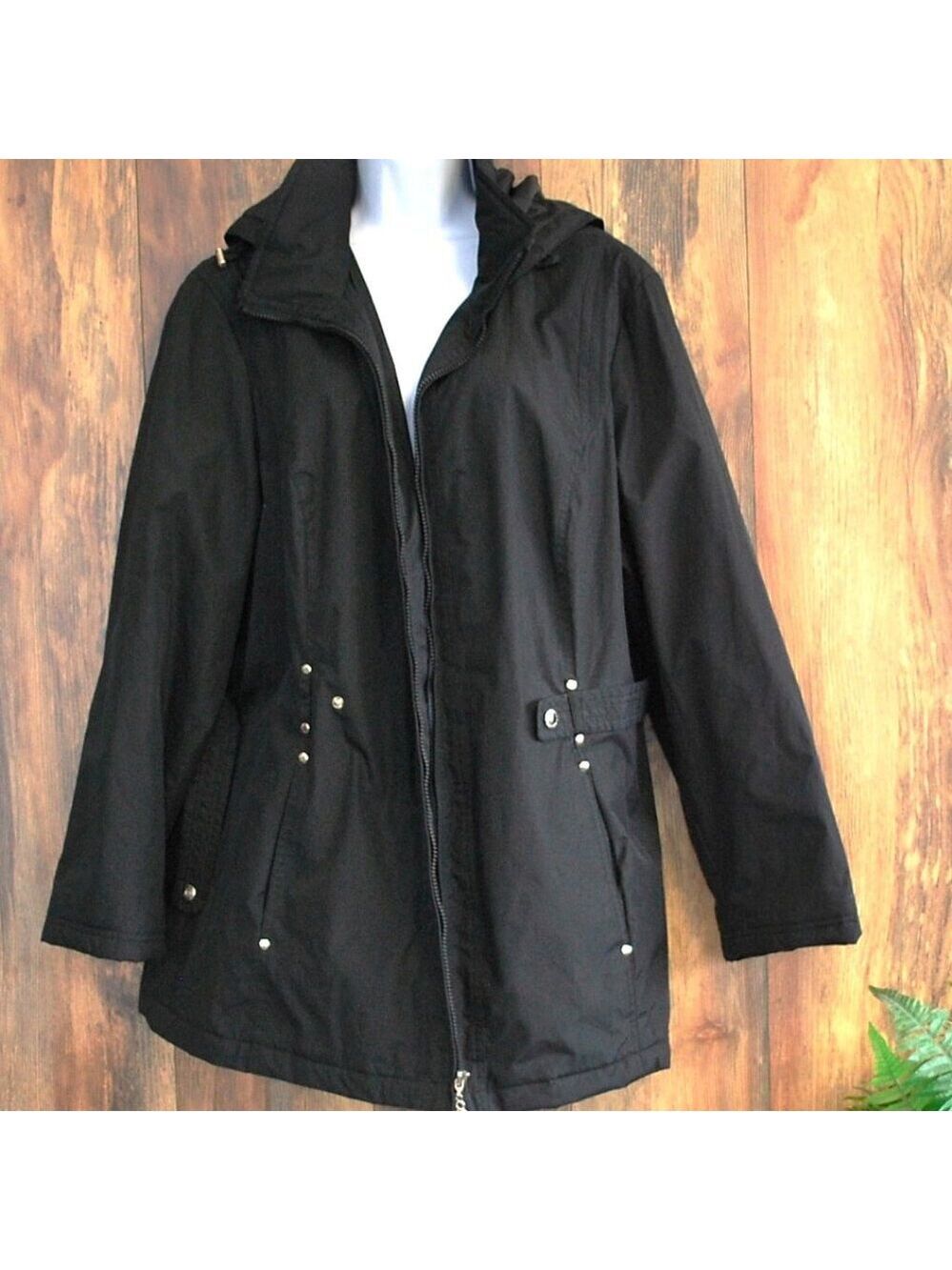 Dress Barn Plus Size Women's Black Heavy Winter Jacket EUC 18/20